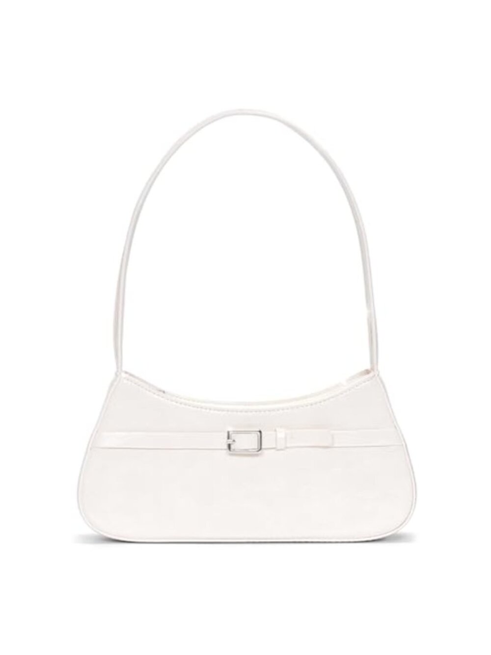 Faux Leather Hobo Shoulder Bag Bow Y2K Crescent Handbag for Women